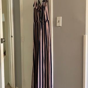 romper Open back flowing split on the legs